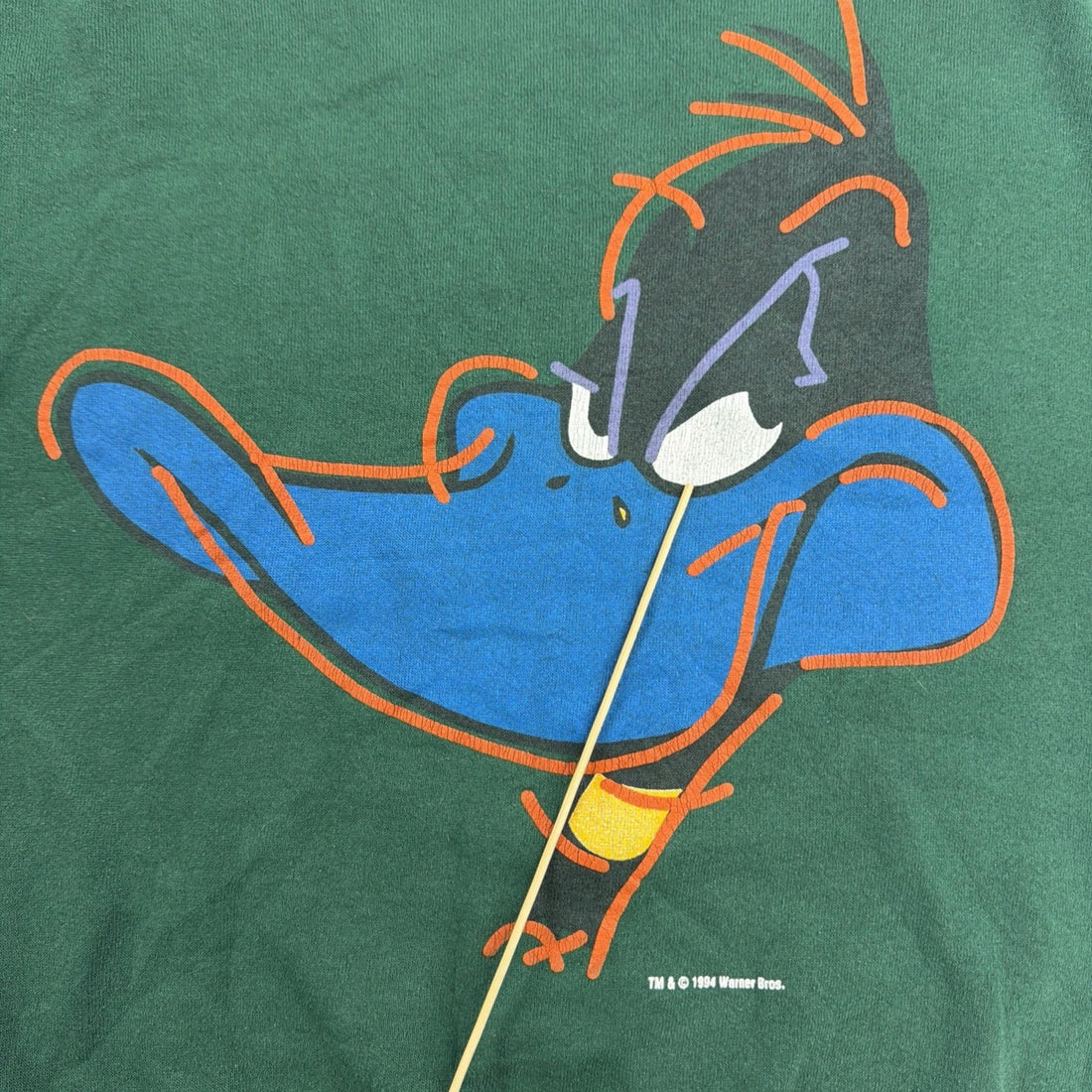 Vintage Daffy Duck Crewneck Sweatshirt Size XL Double Sided 90s