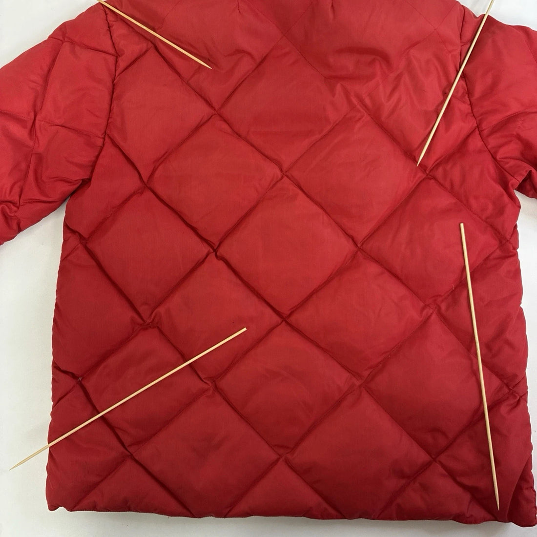 Vintage Eddie Bauer Quilted Down Puffer Skyliner Jacket Size Small 50s