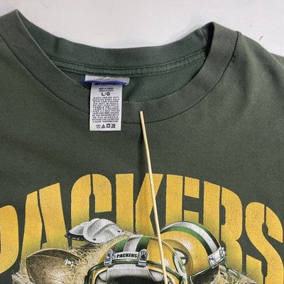 Vintage Green Bay Packers Reebok T-Shirt Size Large NFL