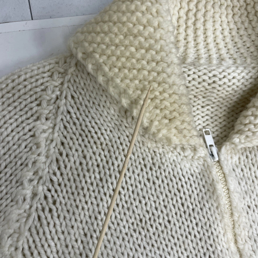 Vintage Duck Wool Knit Cowichan Sweater Size XL