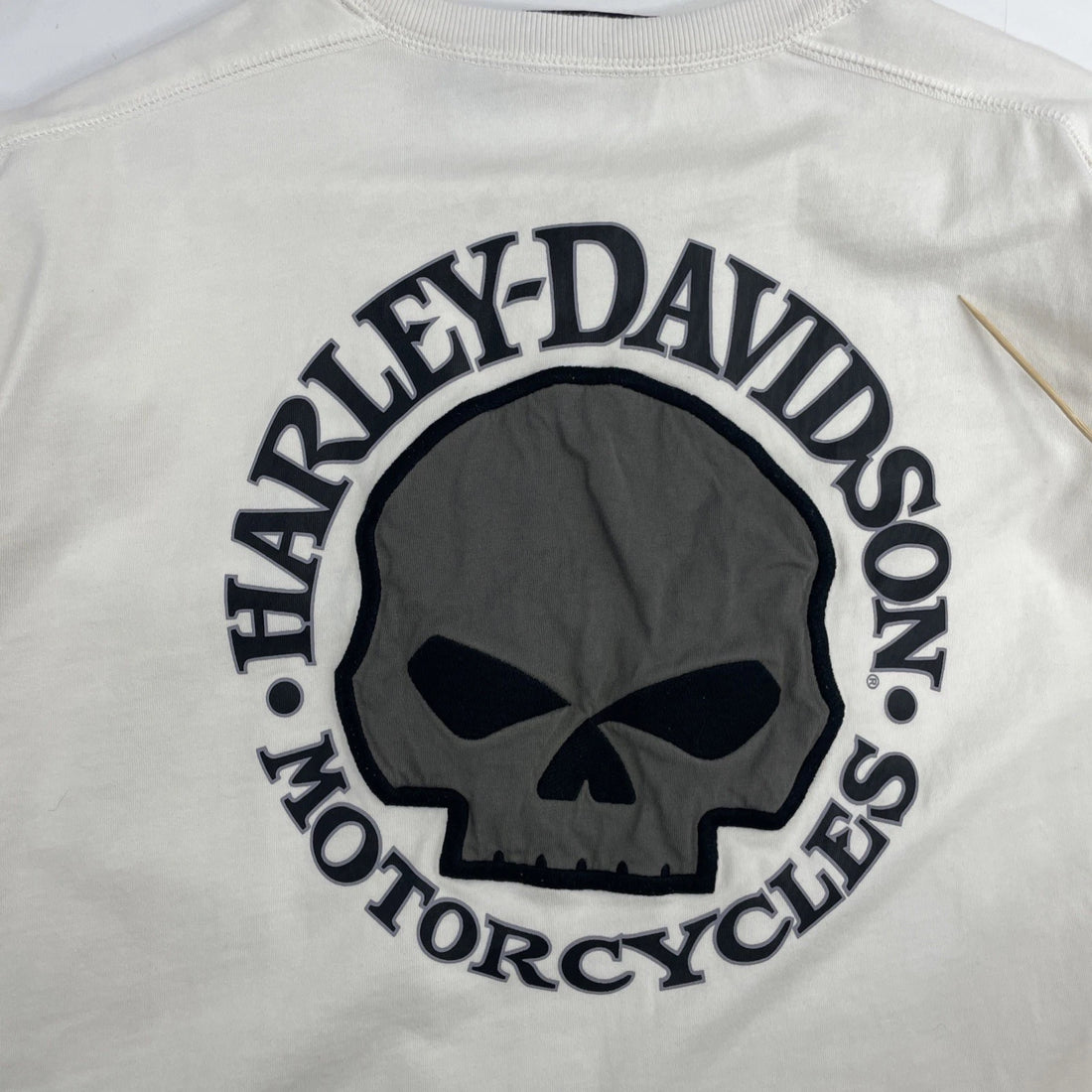 Harley Davidson Motorcycles Skull Long Sleeve T-Shirt Size Large