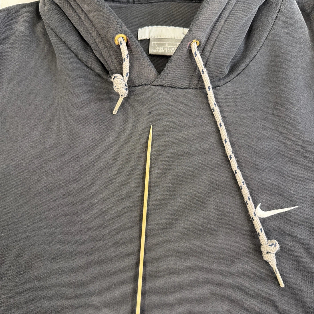 Vintage Nike Sweatshirt Hoodie Size Large Black