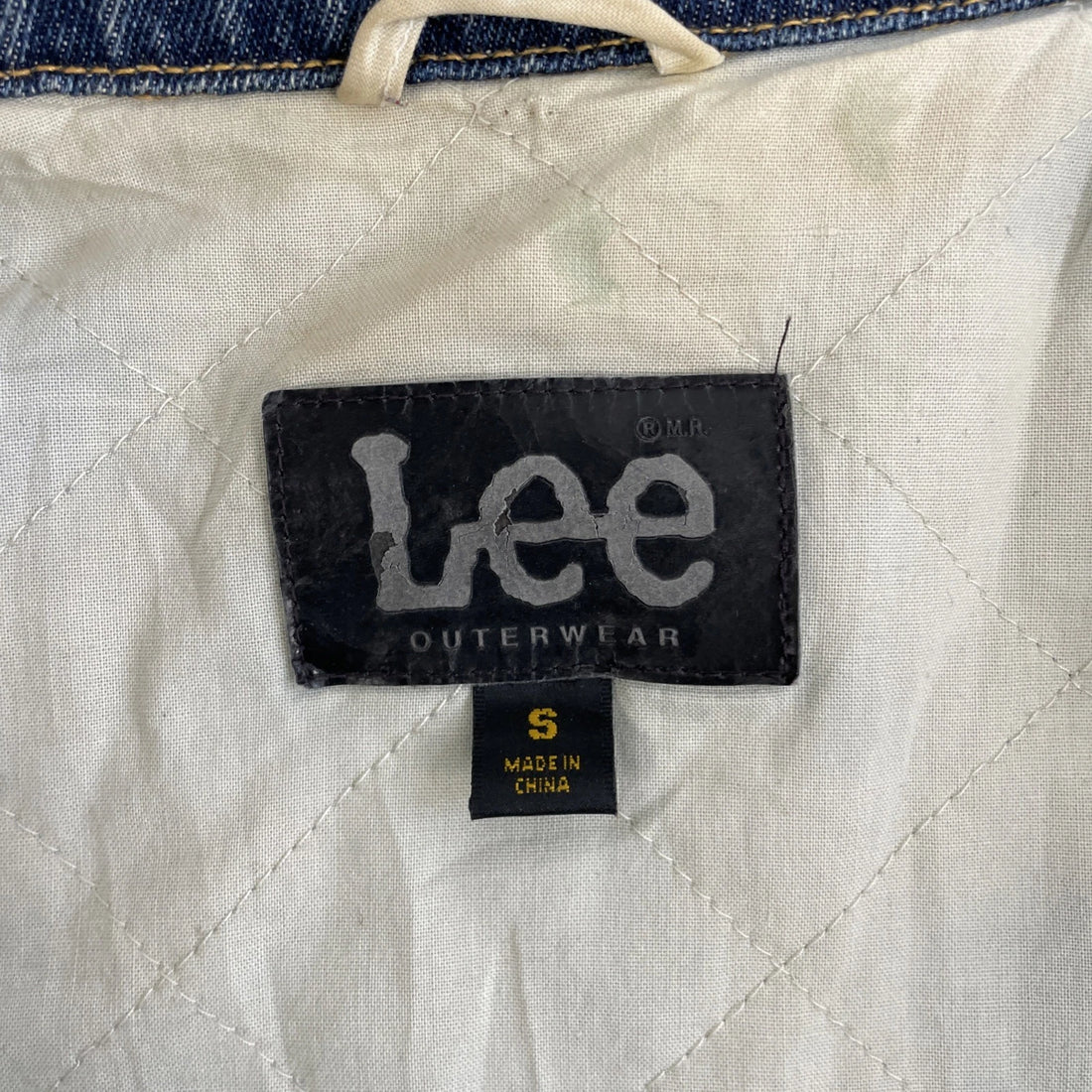 Lee Denim Chore Jacket Size Small Blue