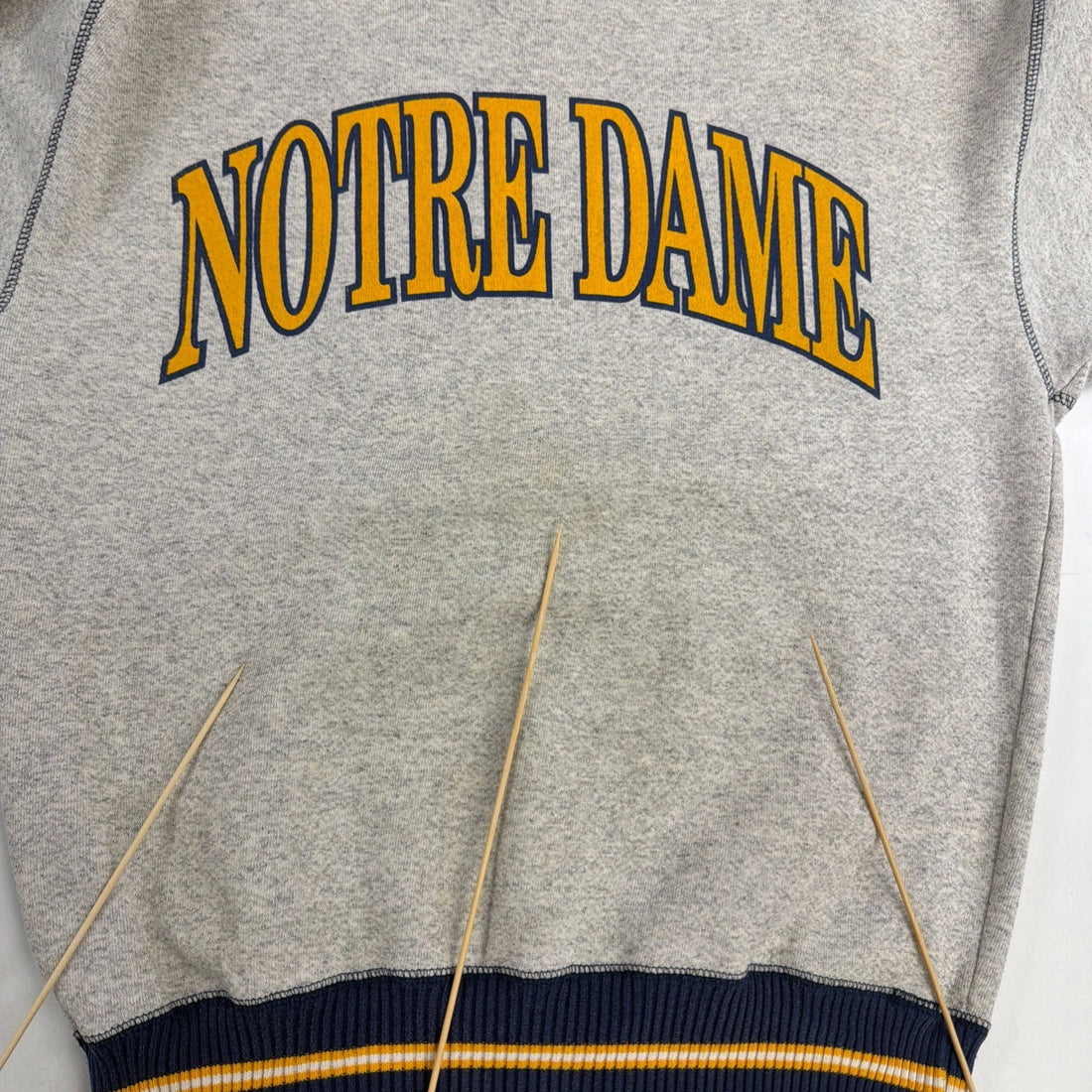 Vintage Notre Dame Fighting Irish The Game Crewneck Sweatshirt Large 90s NCAA