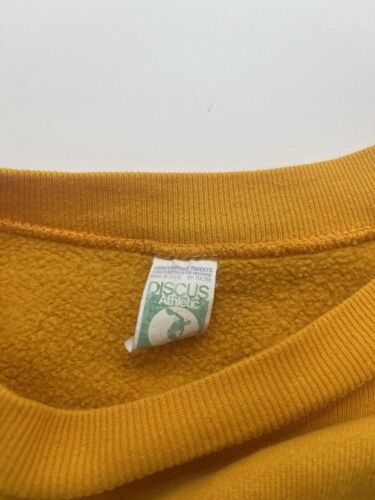 Vintage Clayton Bears Crewneck Sweatshirt Size XL Yellow 90s