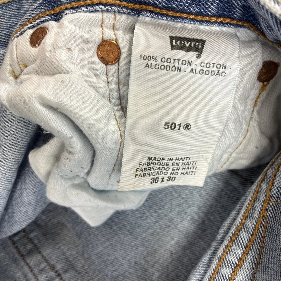 Levi Strauss & Co 501 Denim Jeans Pants Size 30 X 30