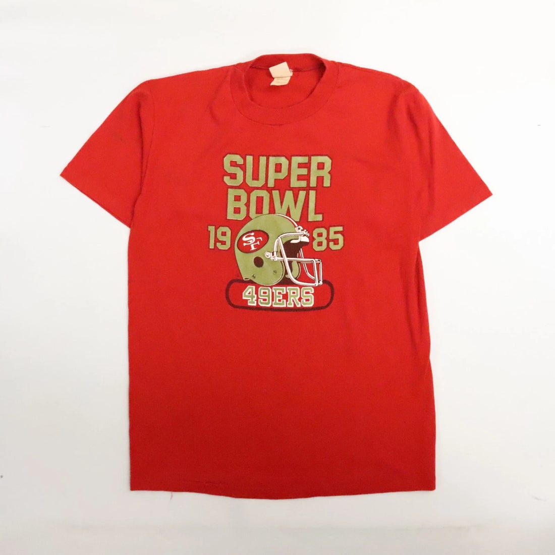 Vintage San Francisco 49ers 1985 Super Bowl T-Shirt Size Large 80s NFL