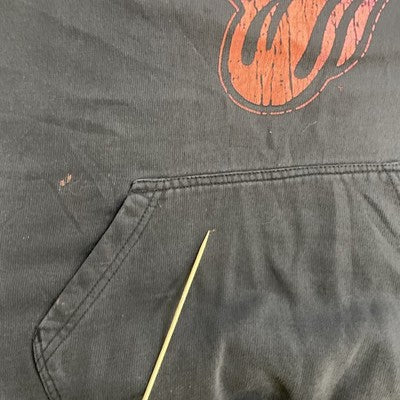 Rolling Stones Sweatshirt Hoodie Size Large Anthill Rockwear Music Band
