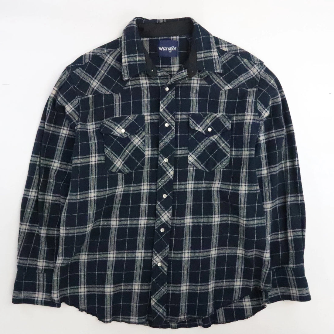 Wrangler Western Pearl Snap Shirt Size XL Plaid