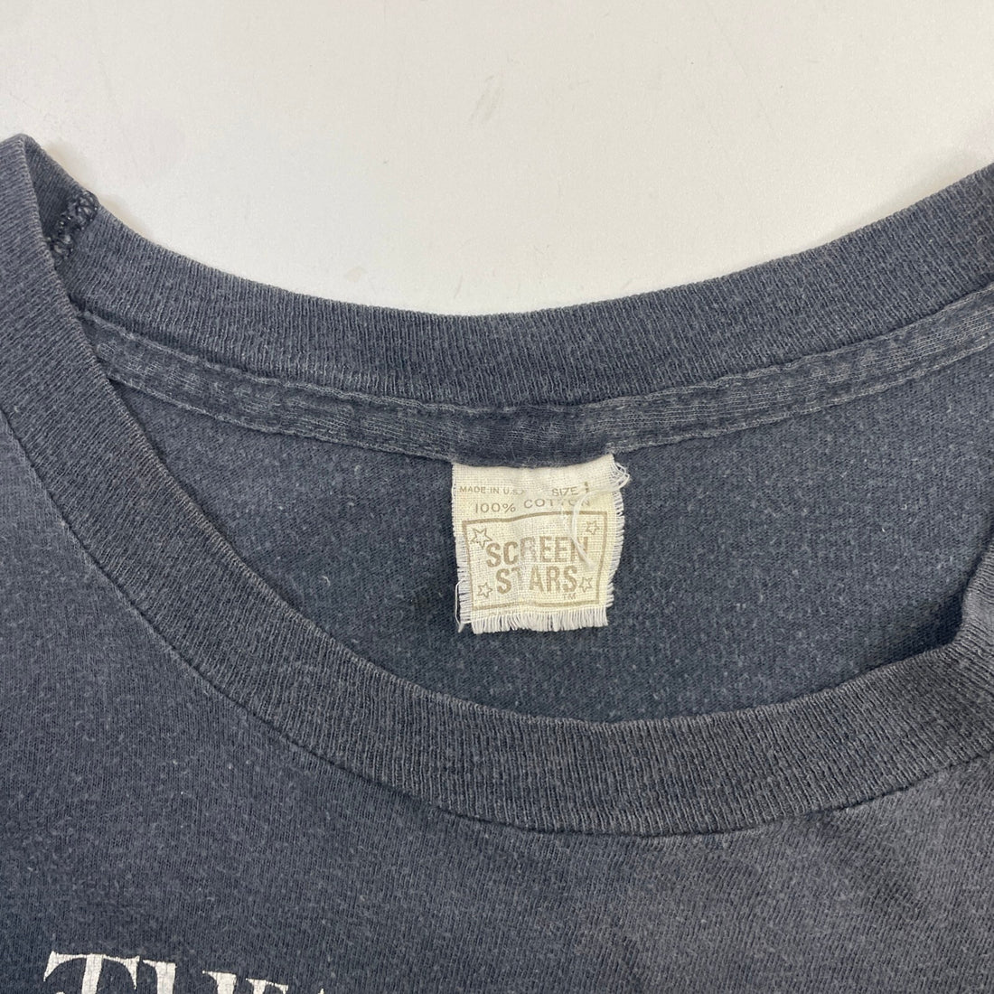 Vintage Men In Black The Stranglers T-Shirt Size Large 80s