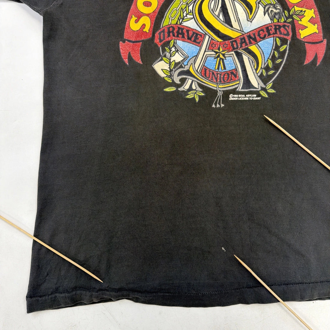 Vintage Soul Asylum Grave Dancers Union Band T-Shirt Size XL 90s