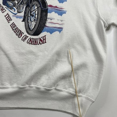 Vintage BMW MOA Riding The Heavens Of Oshkosh Crewneck Sweatshirt Size XL 90s