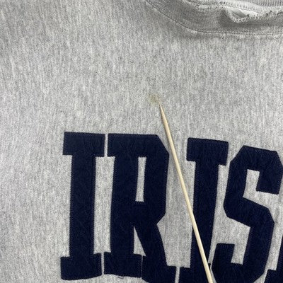 Vintage Notre Dame Fighting Irish Crewneck Sweatshirt Size XL 90s NCAA