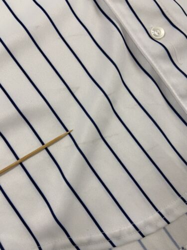 New York Yankees Jersey Majestic Cooperstown Collection XL Pinstripe  Vintage 90s