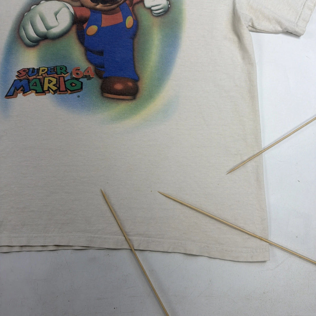Vintage Super Mario 64 Toys R Us Promo T-Shirt Size Large Nintendo Video Game