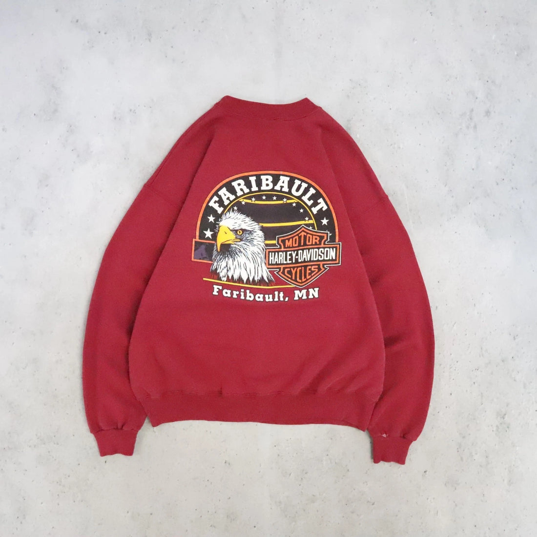 Vintage Harley Davidson Motorcycles Live To Ride Eagle Sweatshirt XL 90s