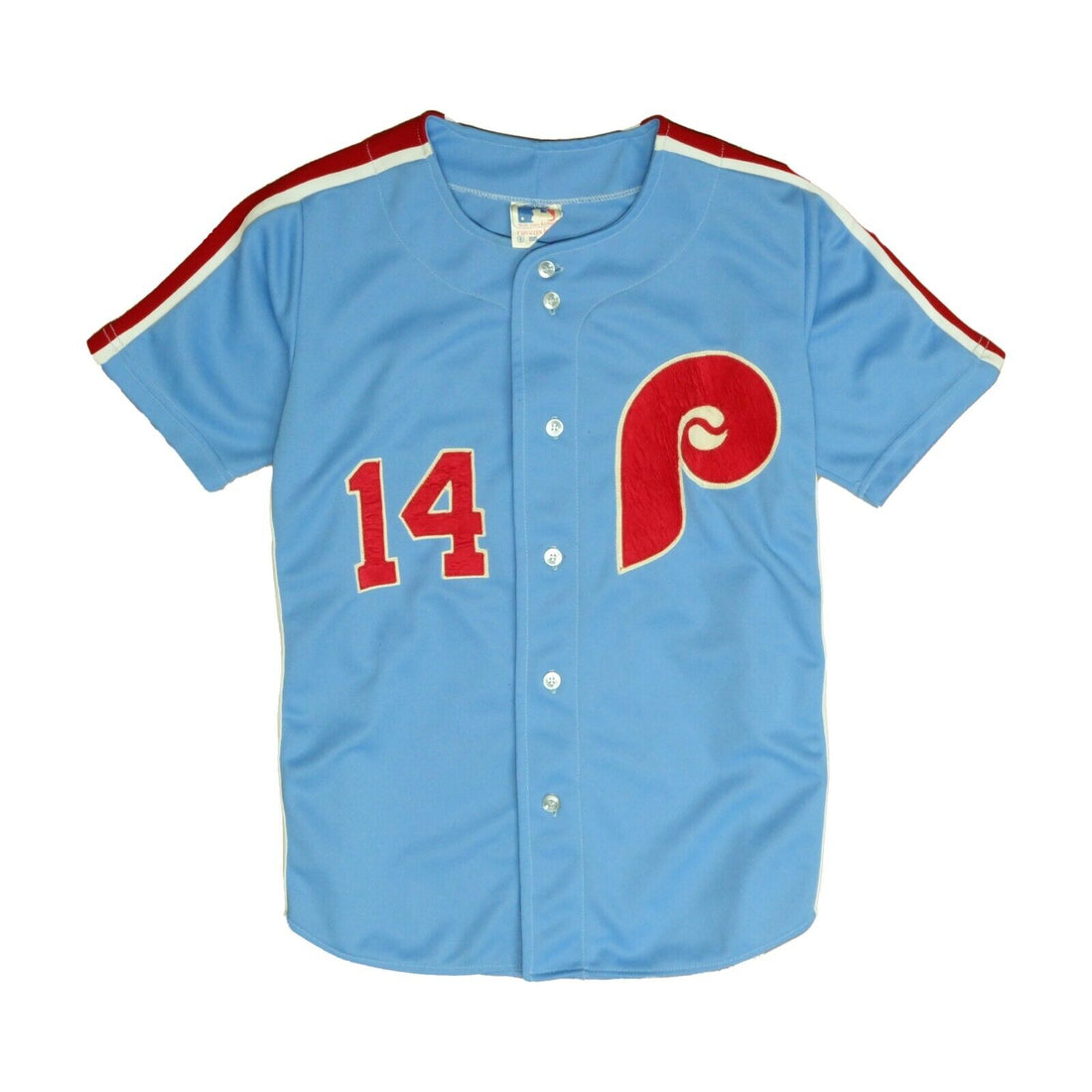 Vintage Philadelphia Phillies Pete Rose Baseball Jersey Size Small