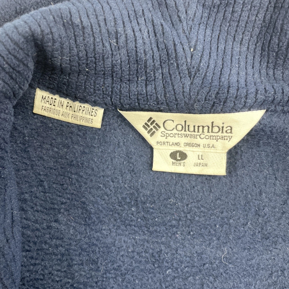 Vintage Columbia Fleece Jacket Size Large Blue Pullover