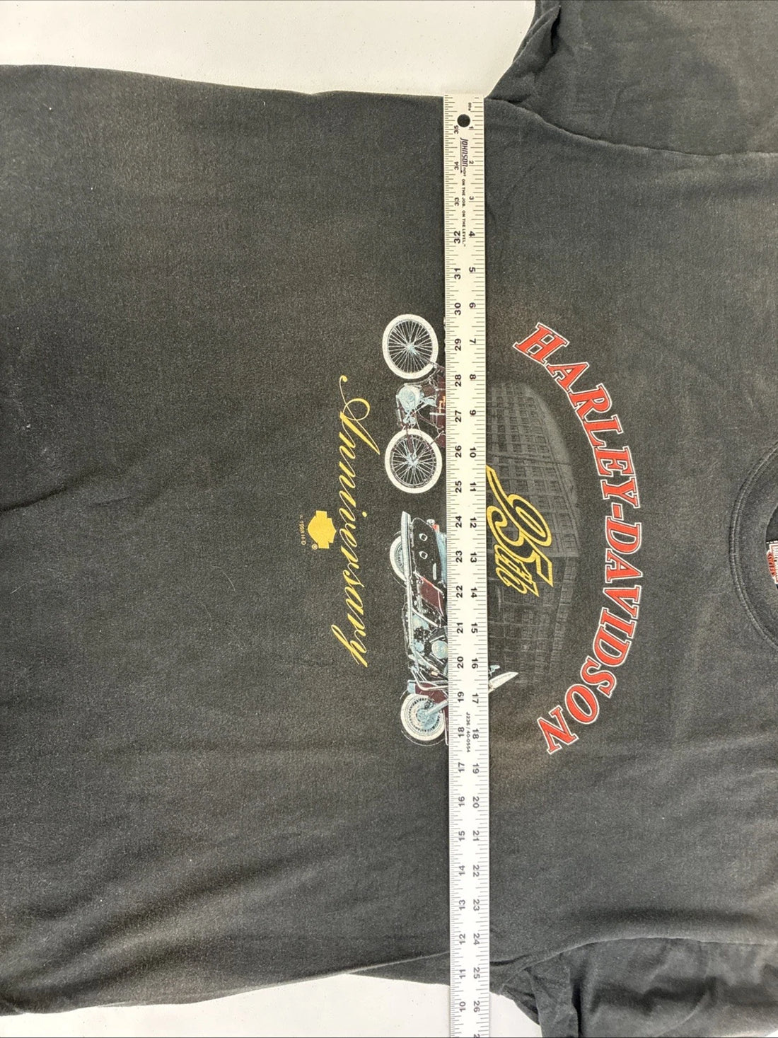 Vintage Harley Davidson Anniversary T-Shirt XL 1998 90s