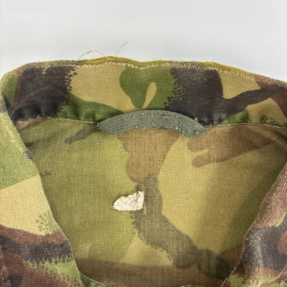 Vintage British Camo Combat Shirt Jacket Size XL