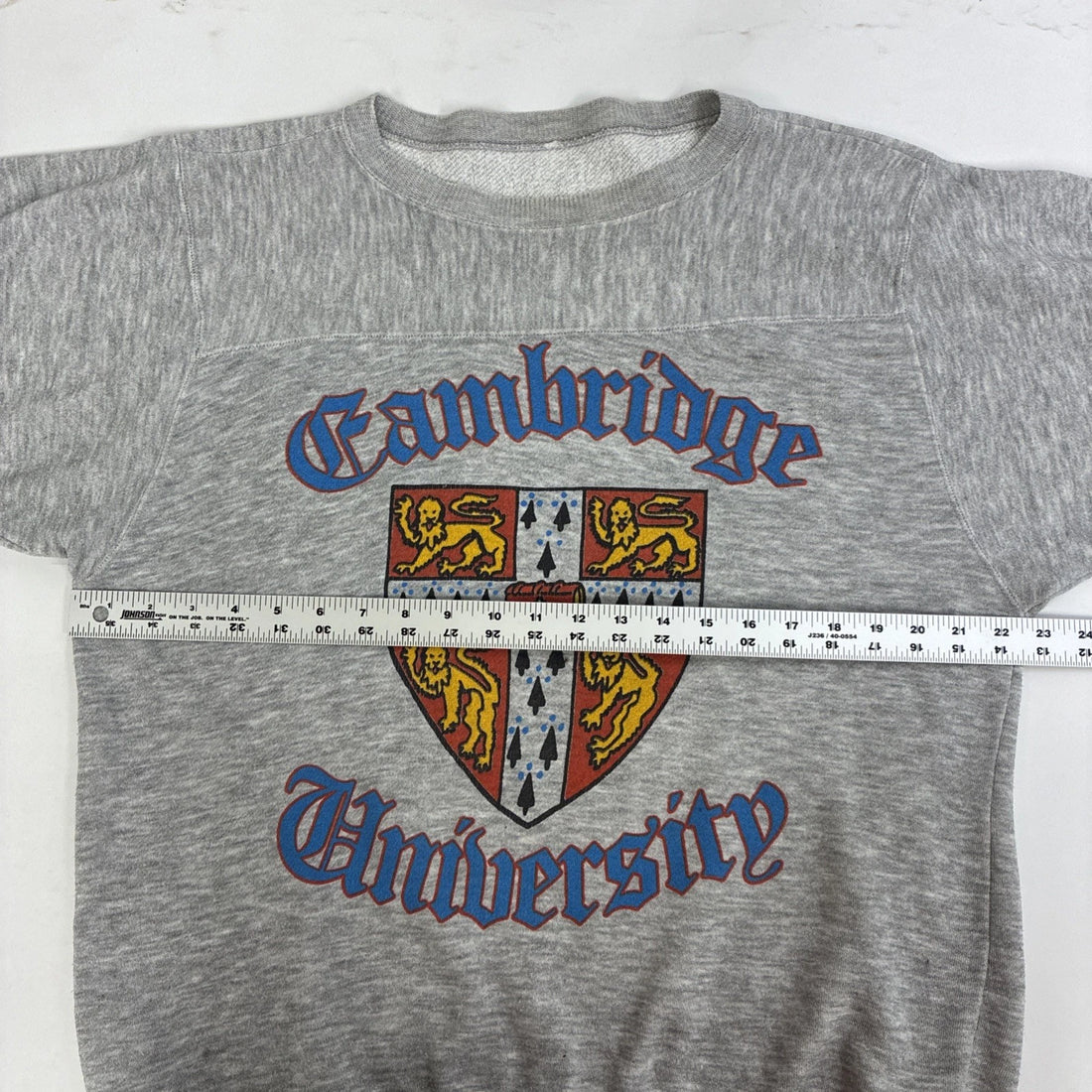 Vintage Cambridge University Crewneck Sweatshirt Size Large 80s