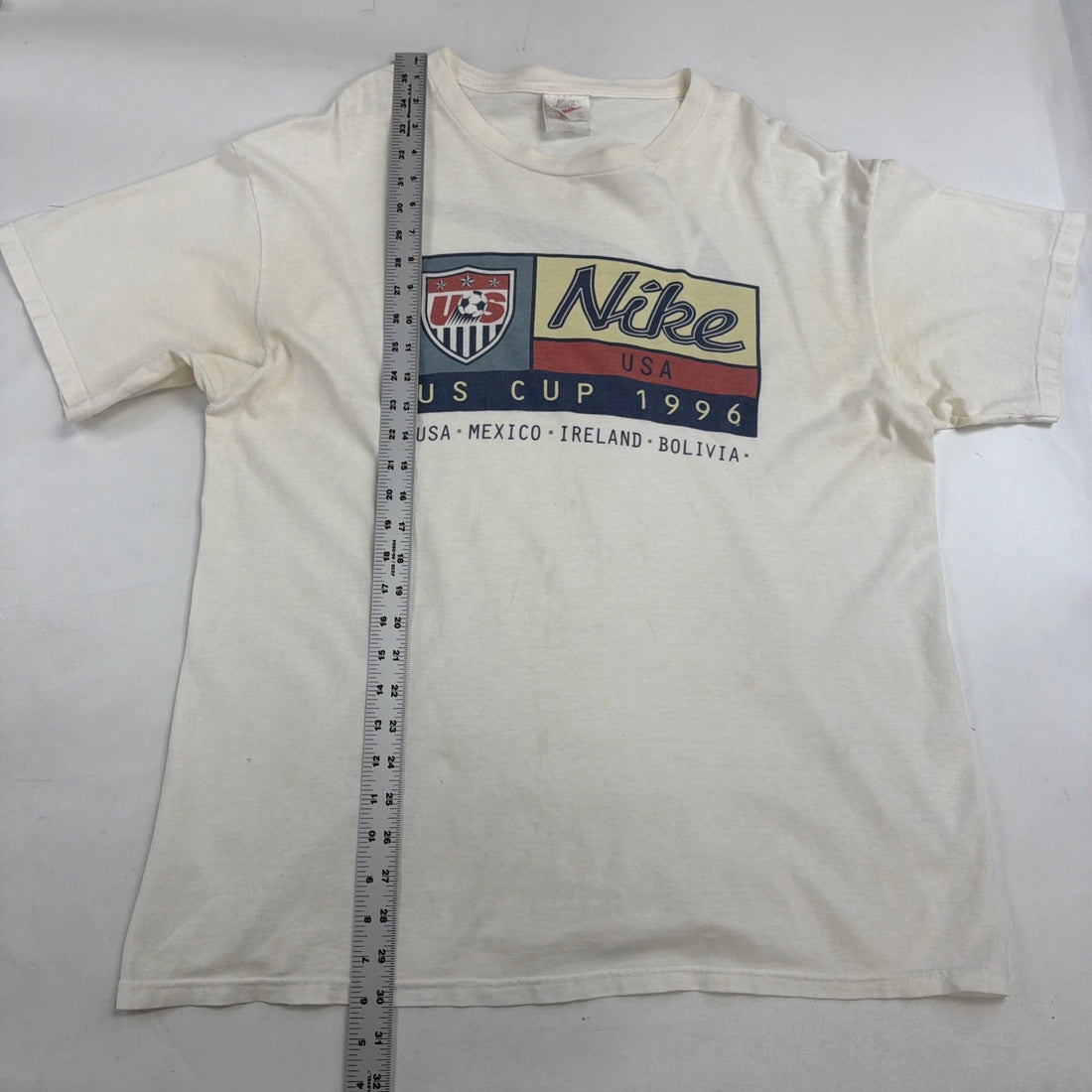 Vintage Nike US Cup 1996 T-Shirt Size Large Soccer Football 90s