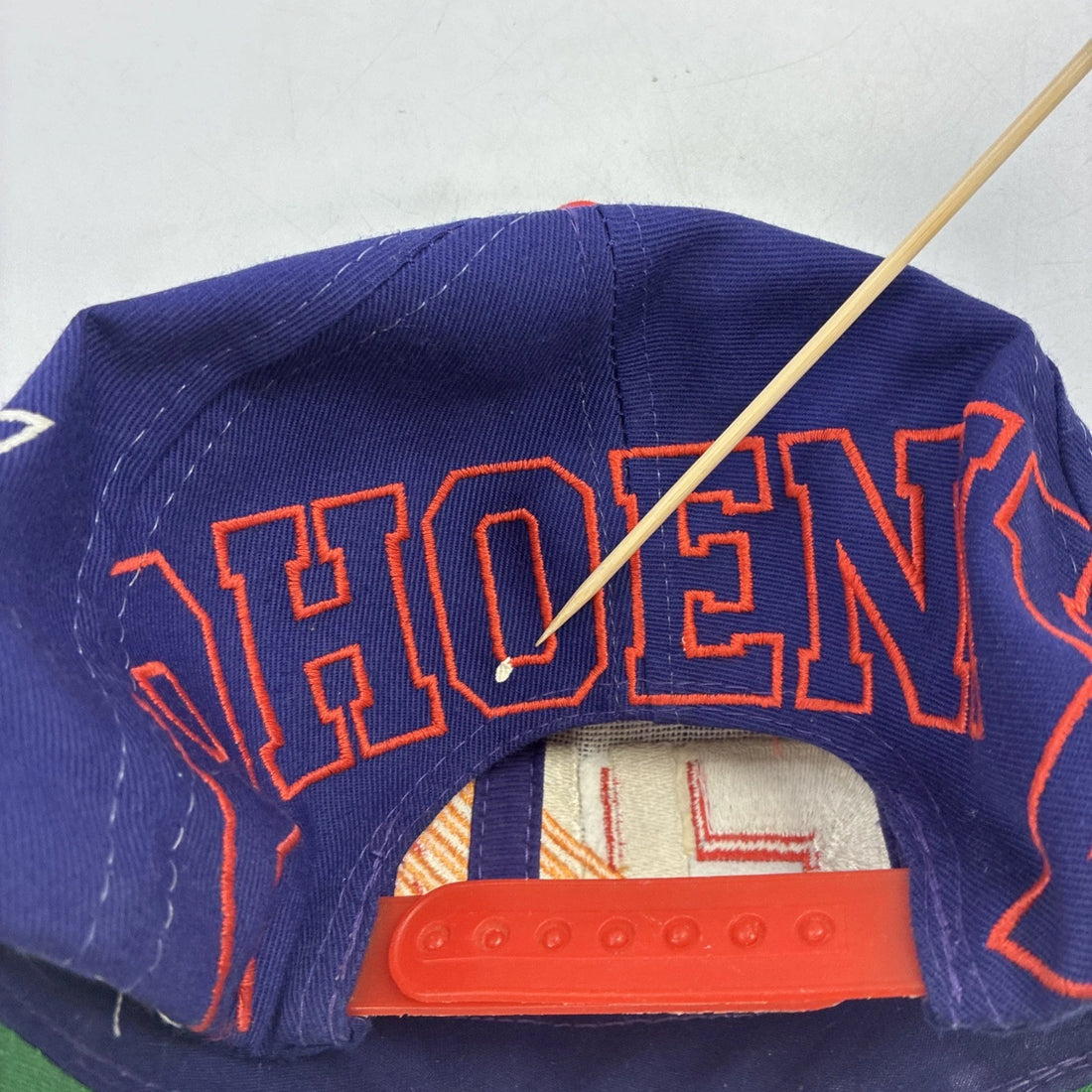 Vintage Phoenix Suns Blockhead Logo Athletic Snapback Hat Cap OSFA NBA