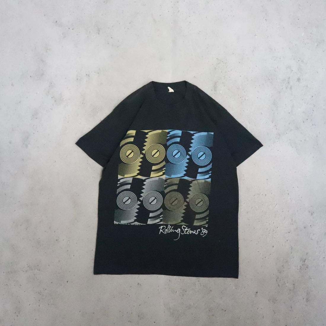 Vintage Rolling Stones Band T-Shirt Size Medium 1989 80s