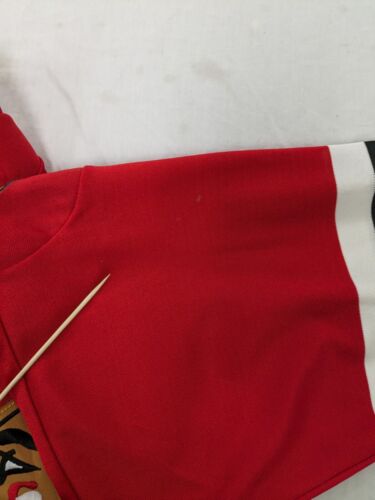 Vintage Chicago Blackhawks CCM Maska Jersey Size Medium Red 90s NHL