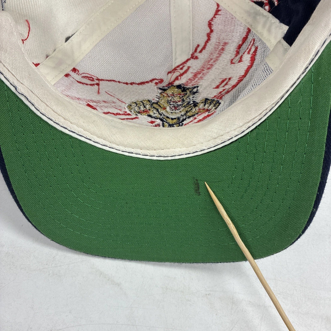 Vintage Florida Panthers Splash Logo Athletic Snapback Hat OSFA 90s NHL