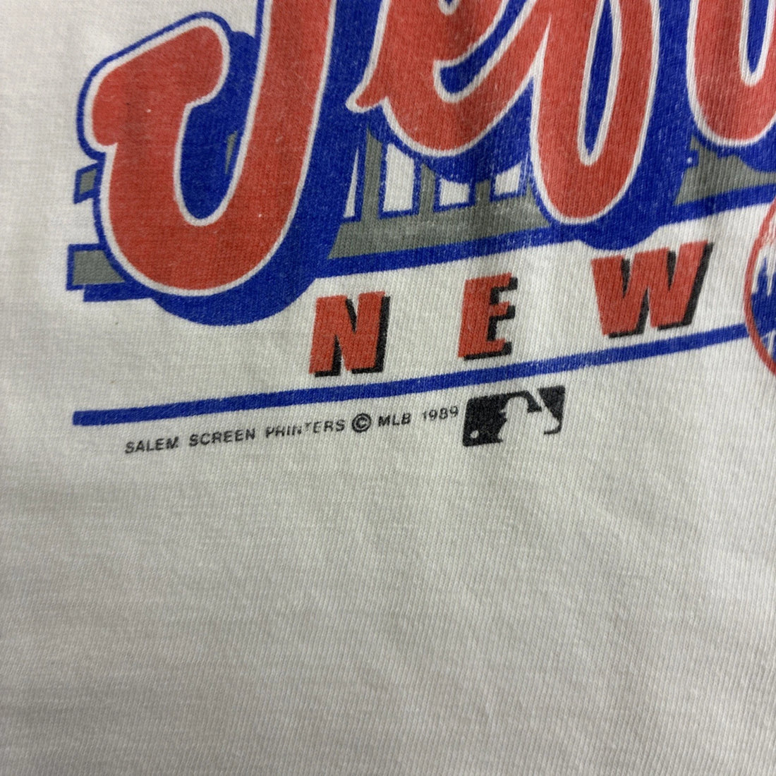 Vintage Gregg Jeffries New York Mets Caricature Salem T-Shirt Medium 1989 MLB