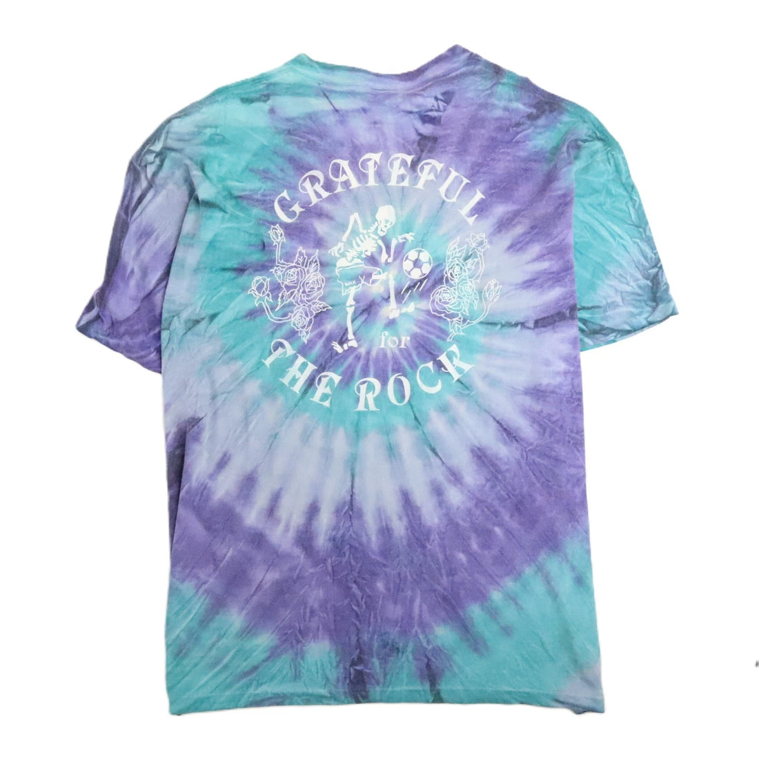 Vintage Grateful Dead Grateful For The Rock CR Soccer Tie Dye T-Shirt 2XL 90s