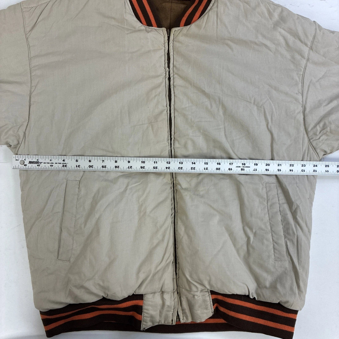 Vintage Cleveland Browns Mirage Bomber Jacket Size XL NFL
