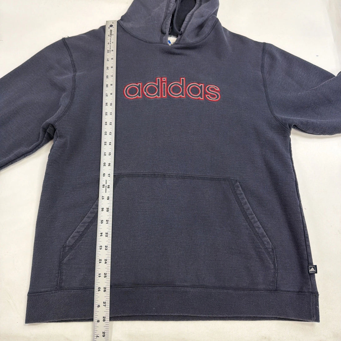 Vintage Adidas Sweatshirt Hoodie Size Medium Blue