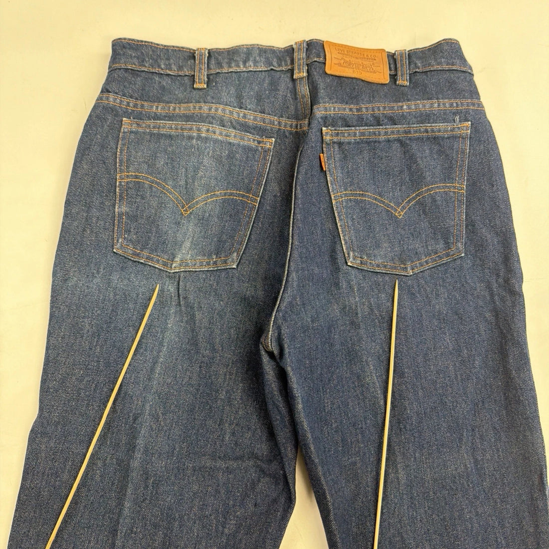 Vintage Levi Strauss & Co 619 Denim Jeans Pants 34 X 30 Orange Tab 50619 0217