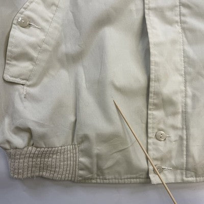 Vintage La Paz Bomber Jacket Size 42 White