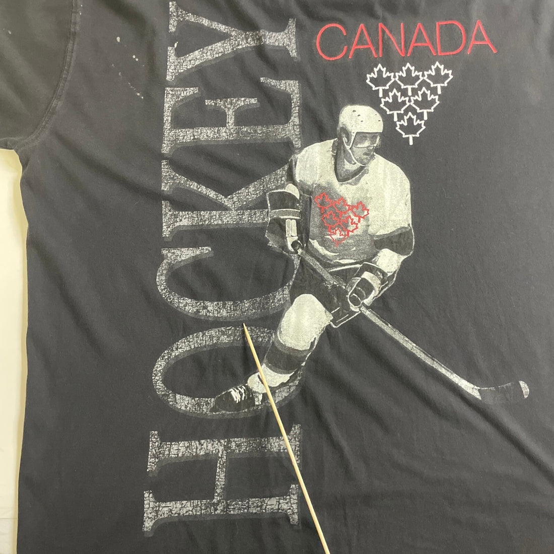 Vintage Team Canada Hockey T-Shirt Size XL IIHF