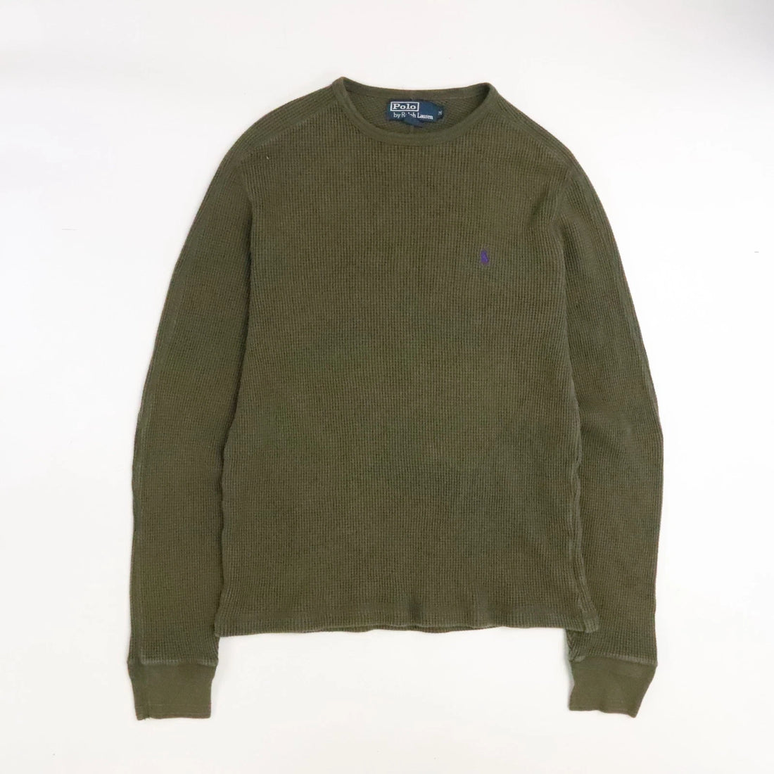 Vintage Polo Ralph Lauren Thermal Long Sleeve Shirt Size Medium