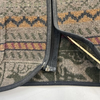 Vintage Kanata Wool Vest Jacket Size Small Fair Isle