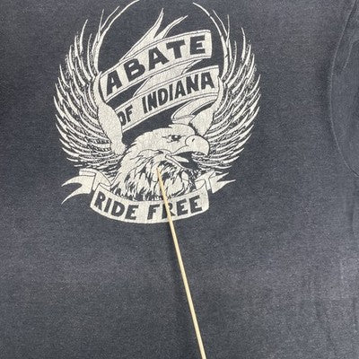 Vintage Abate Of Indiana Bean Blossom Boogie T-Shirt Size Medium 1987 80s