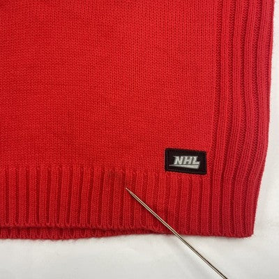 Ottawa Senators 1/4 Zip Pullover Sweater Size Small Red NHL