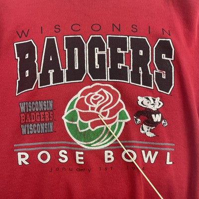 Vintage Wisconsin Badgers Rose Bowl Crewneck Sweatshirt Size XL 1994 90s NCAA
