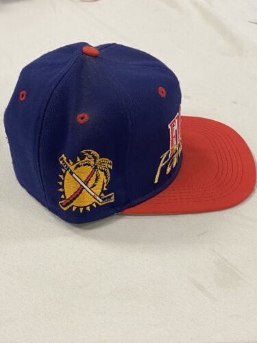 Vintage Florida Panthers #1 Apparel Fitted Hat Size 6 3/4 NHL