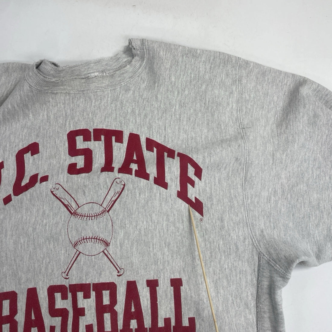 Vintage N.C. State Baseball Champion Reverse Weave Crewneck Sweatshirt Size XL
