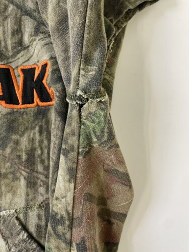 Vintage Mossy Oak Break Up Camo Sweatshirt Hoodie Size 2XL Camouflage