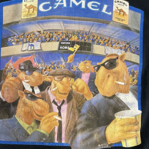 Vintage Camel Football Pocket T-Shirt Size XL 1992 90s