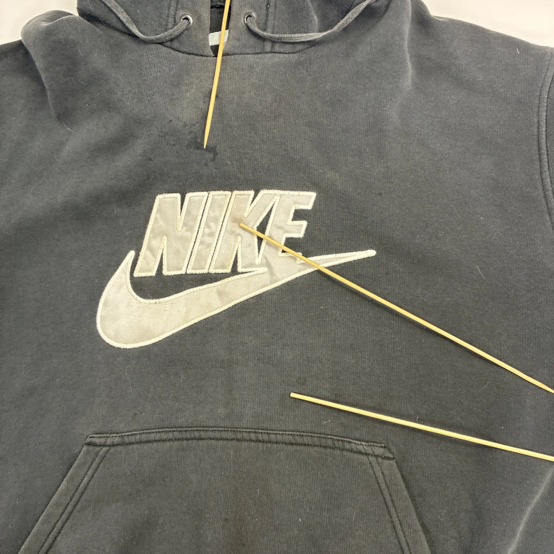 Vintage Nike Spell Out Sweatshirt Hoodie Size XL