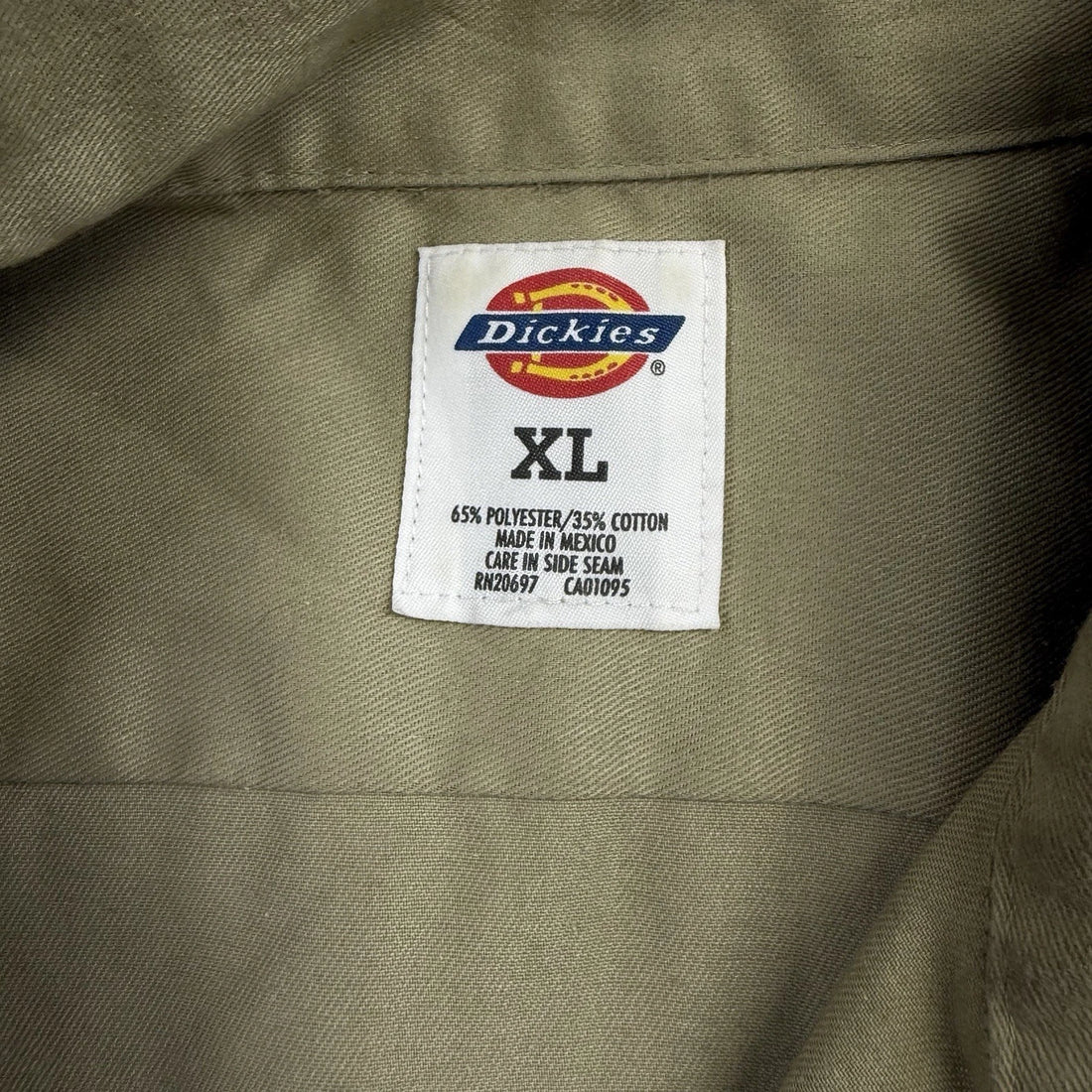 Dickies Short Sleeve Mechanic Work Shirt Size XL