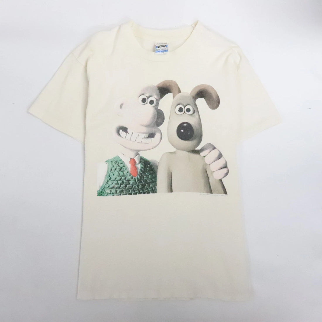 Vintage Wallace And Gromit Movie T-Shirt Size Large 90s