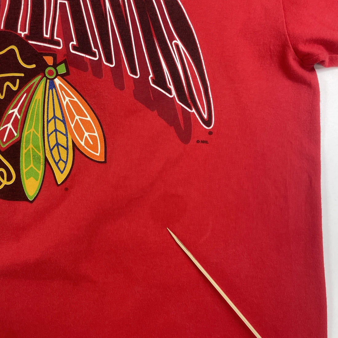 Vintage Chicago Blackhawks T-Shirt Size XL 90s NHL